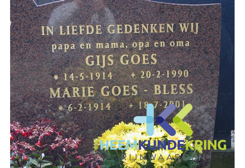 Grafstenen kerkhof Herwen Coll. HKR G.Goes en M.Goes-Bless (251)